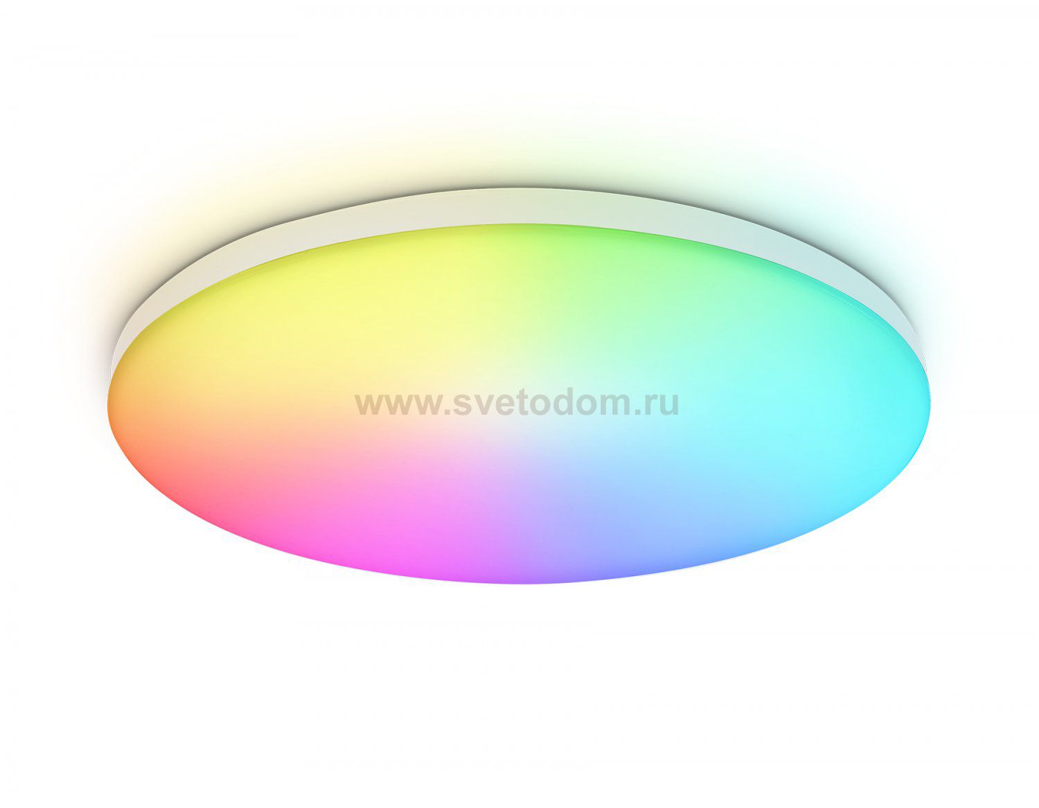 Умный светодиодный светильник Smart Ambrella Light 20W с Wi-Fi, Яндекс Алисой, Tuya, Smart Home, Alexa и ИК пультом Ambrella FZ2001 WH белый IP54 20W 3000K-6500K+RGB Wi-Fi Алиса/Tuya/Smart Home/Alexa D300*55 (ПДУ ИК)