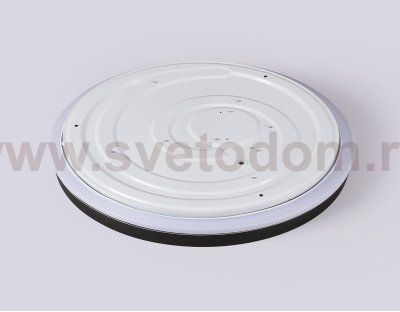 Светодиодный светильник RGB с пультом управления Ambrella FZ610 BK/GD черный/золото IP20 66W 3000K-6500K+RGB D490*85 (ПДУ ИК)