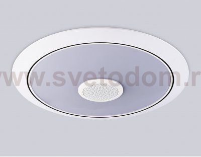 FZ710 WH белый IP20 40W 3000-6500K+RGB Music 370*56 (ПДУ ИК)