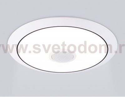 FZ710 WH белый IP20 40W 3000-6500K+RGB Music 370*56 (ПДУ ИК)