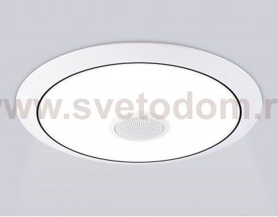 FZ720 WH белый IP20 52W 3000-6500K+RGB Music 450*65 (ПДУ ИК)