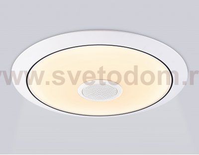 FZ720 WH белый IP20 52W 3000-6500K+RGB Music 450*65 (ПДУ ИК)