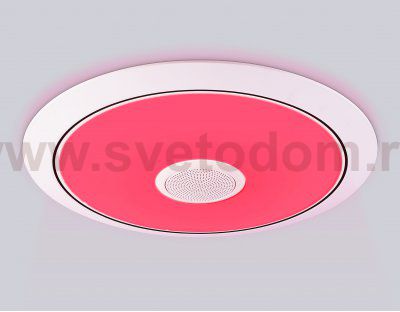 FZ720 WH белый IP20 52W 3000-6500K+RGB Music 450*65 (ПДУ ИК)