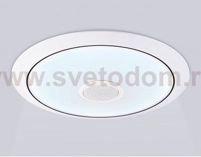 FZ720 WH белый IP20 52W 3000-6500K+RGB Music 450*65 (ПДУ ИК)