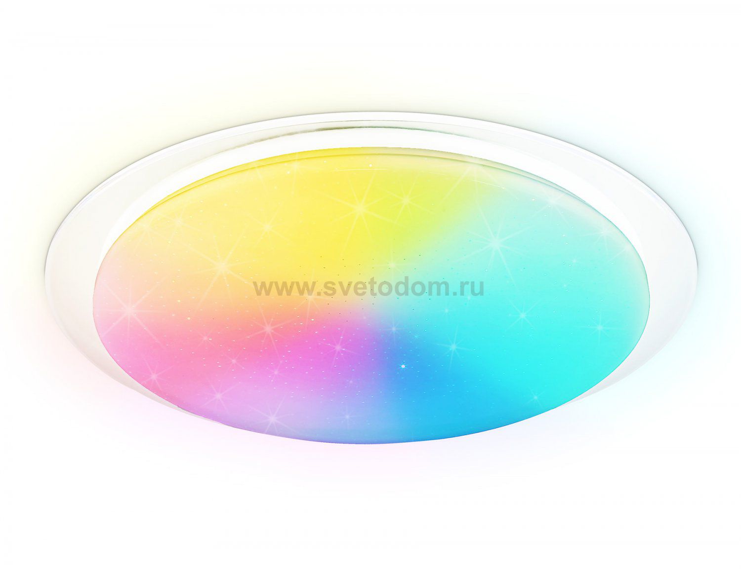 FZ770 WH белый IP20 42W 3000-6500K+RGB 450*55 (ПДУ ИК)