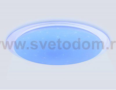 FZ780 WH белый IP20 60W 3000-6500K+RGB 570*55 (ПДУ ИК)