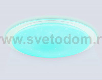 FZ780 WH белый IP20 60W 3000-6500K+RGB 570*55 (ПДУ ИК)