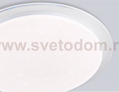 FZ780 WH белый IP20 60W 3000-6500K+RGB 570*55 (ПДУ ИК)