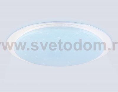 FZ780 WH белый IP20 60W 3000-6500K+RGB 570*55 (ПДУ ИК)