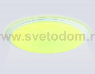 FZ780 WH белый IP20 60W 3000-6500K+RGB 570*55 (ПДУ ИК)