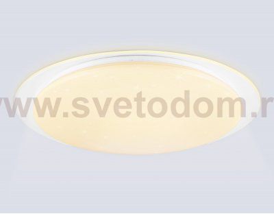 FZ780 WH белый IP20 60W 3000-6500K+RGB 570*55 (ПДУ ИК)