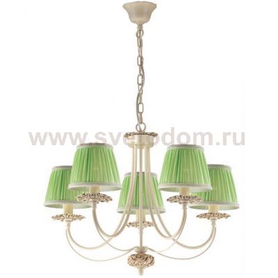 Люстра зеленая Favourite 1196-5p