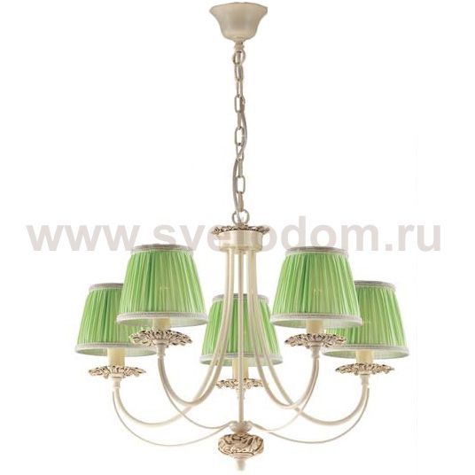 Люстра зеленая Favourite 1196-5p