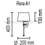 Настенный светильник Fiora A1 10 01g