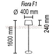 Напольный светильник Fiora F1 17 01g