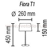 Настольный светильник Fiora T1 12 07g