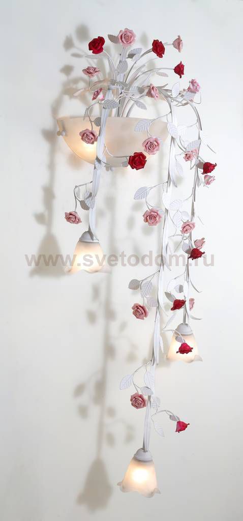 Светильник настенный бра Lucia Tucci Fiori di rose 113.3.2