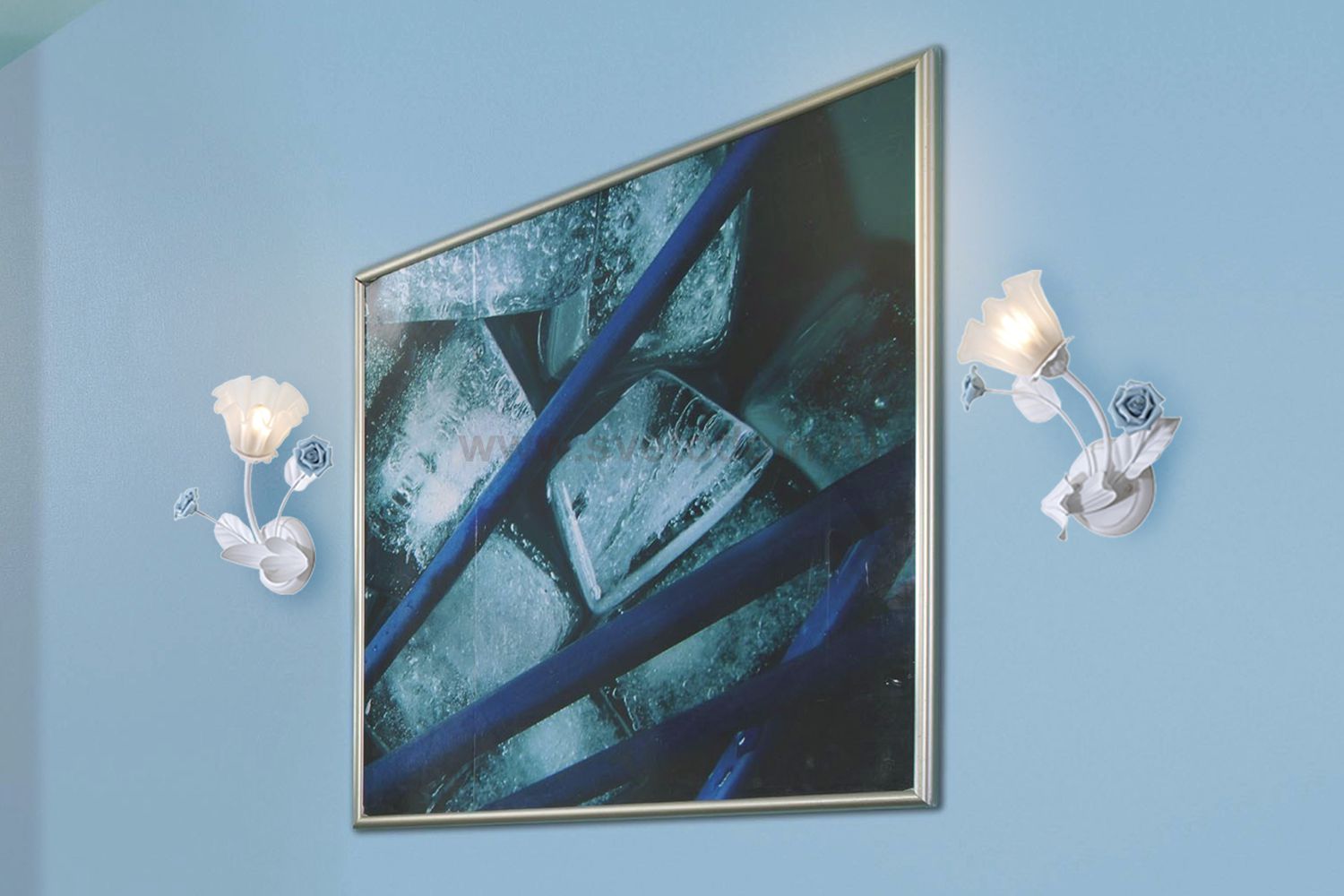 Светильник настенный бра Lucia Tucci Fiori di rose W112.1 RIGHT