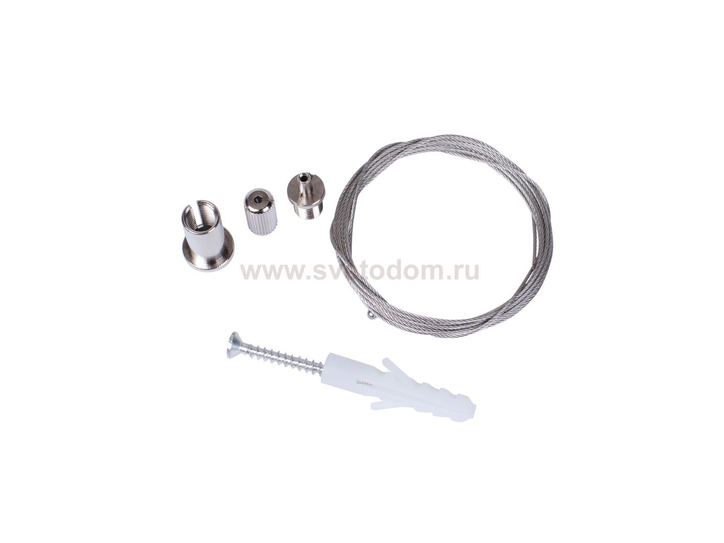 Универсальный комплект креплений и трос для подвесного монтажа  Donolux Fixingkit