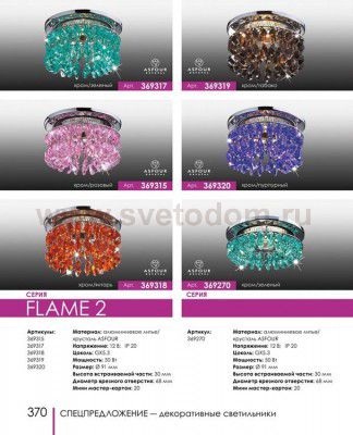 Встраиваемый светильник Novotech 369317 FLAME2