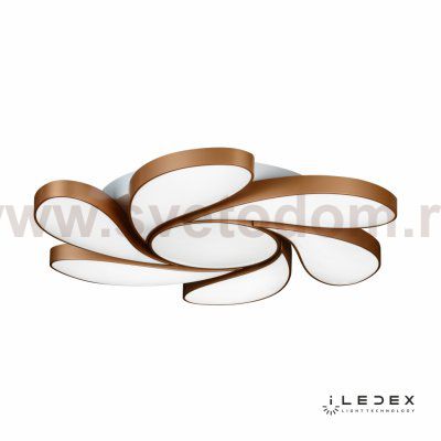 Потолочная люстра iLedex Flower 108W Золотая