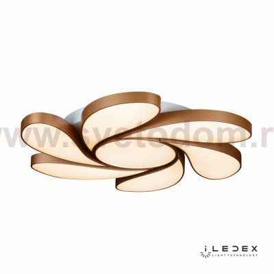 Потолочная люстра iLedex Flower 108W Золотая