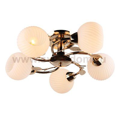 Светильник потолочный Foris-CL60E27*5FGD металл, стекло E27*60W*5