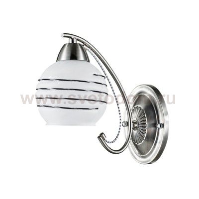 Светильник настенный Fra-WL60E14*1CH металл, стекло E14*1*60W