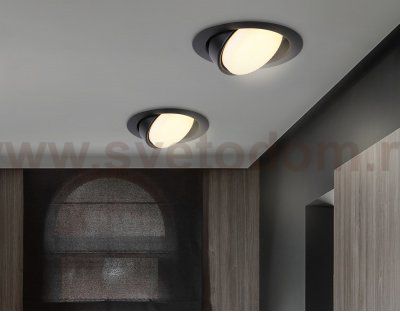 Светильник встраиваемый поворотный со сменной лампой GX53 Ambrella G10123 G