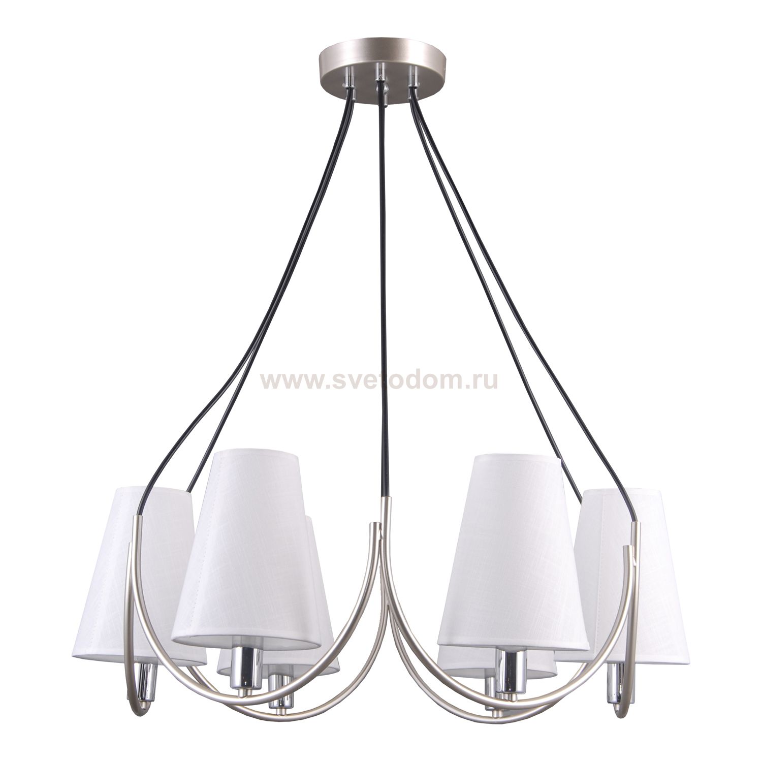 Подвесная люстра G11019/6CPSL+BK WT Gerhort