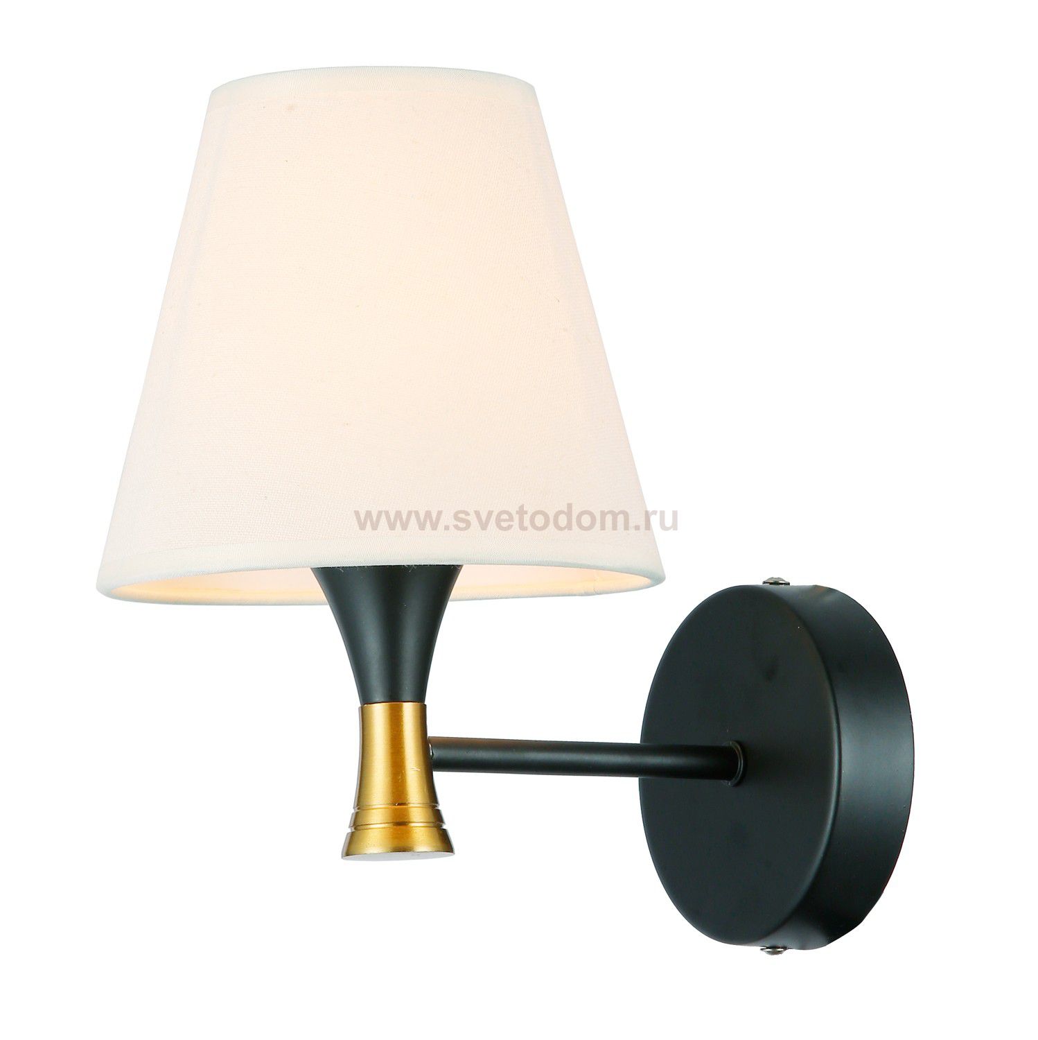 Бра классическое Gerhort G11047/1wBK+COP WT