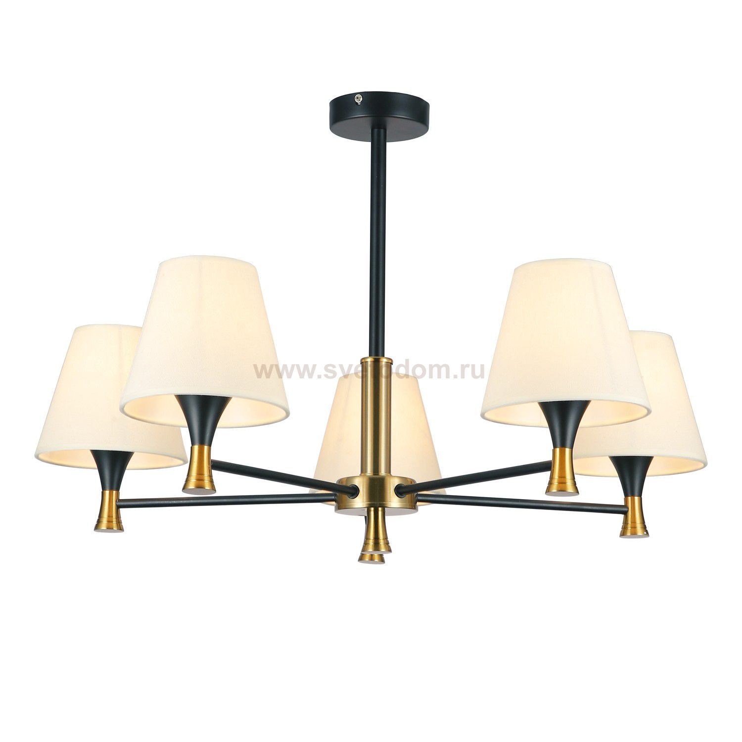 Люстра классическая G11047/5BK+COP WT Gerhort