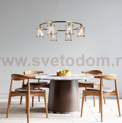 Люстра в стиле модерн G11104/6BRS CL Gerhort