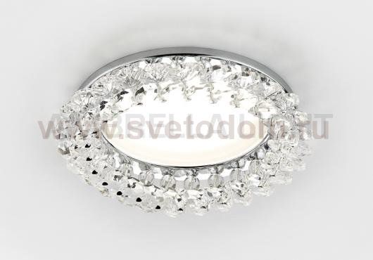 Светильник точечный Ambrella G206 CL/CH хром/прозрачный GX53 GX53 SPOT