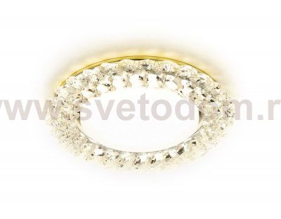 Светильник точечный Ambrella G206 CL/G золото/прозрачный GX53 GX53 SPOT