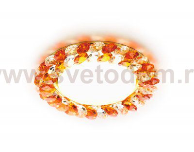 Светильник точечный Ambrella G206 TI/G золото/янтарный GX53 GX53 SPOT