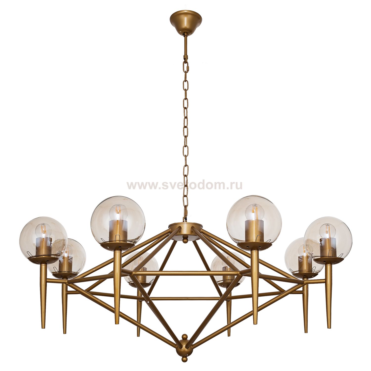 Подвесная люстра G21015/8GD WT Gerhort