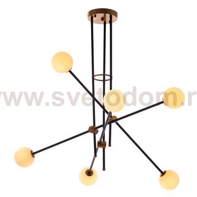 Люстра в стиле модерн G21028/6BK WT Gerhort