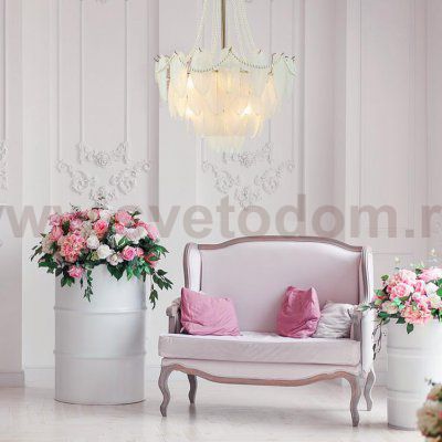 Люстра хрустальная G21134/9A GD+WT Gerhort