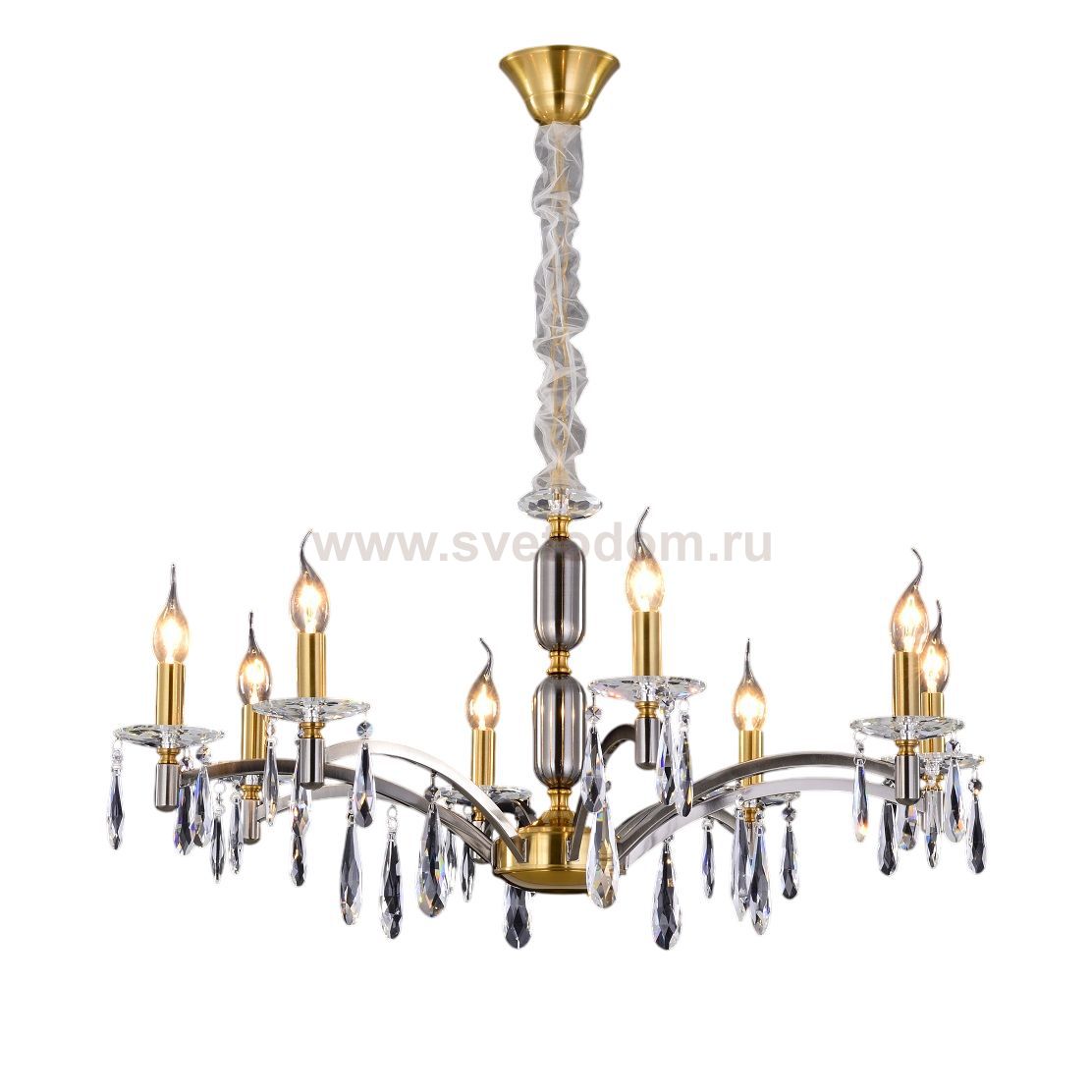 Потолочная люстра G21148/8ASL+BRS+CL Gerhort