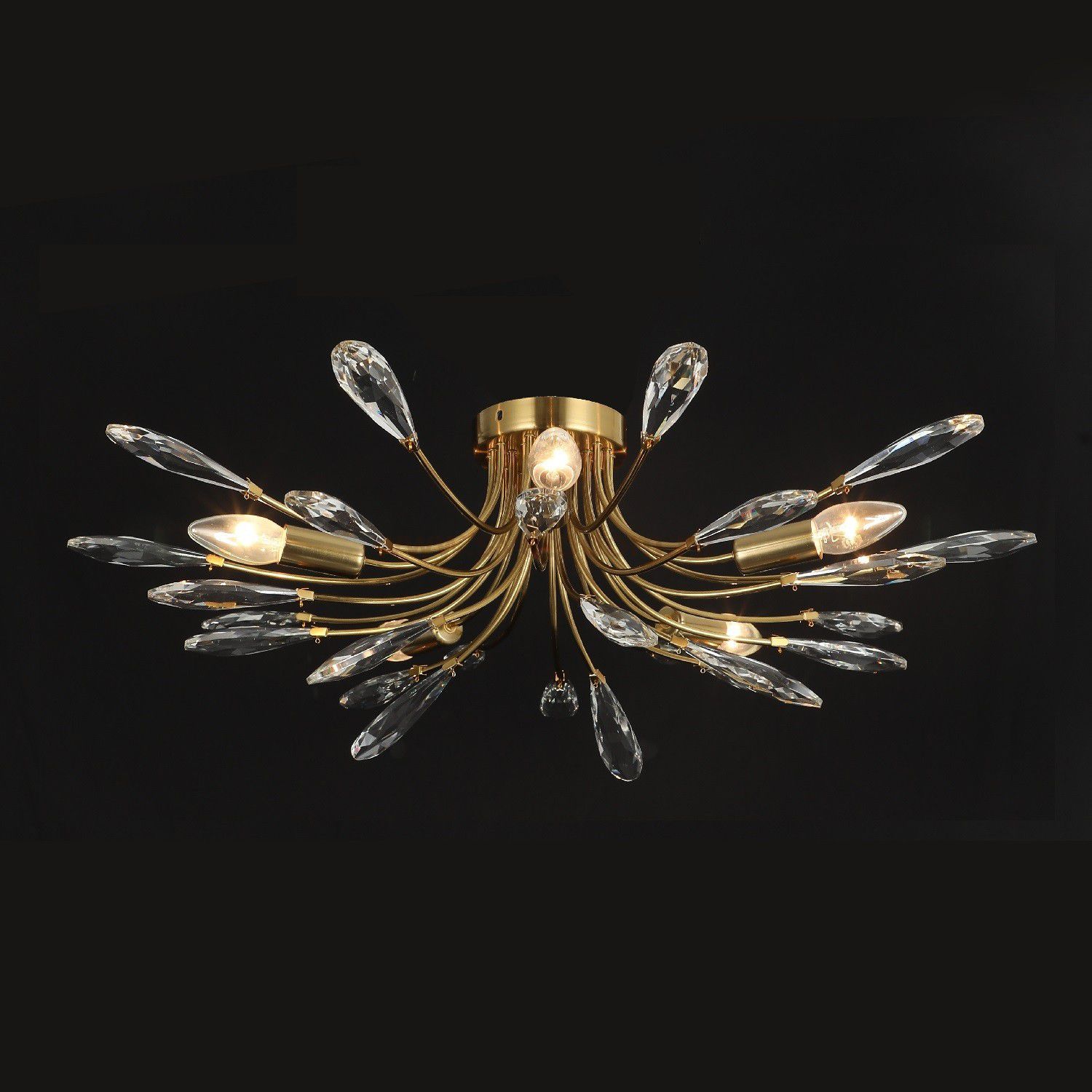 Люстра хрустальная G21154/5BRS+CL Gerhort