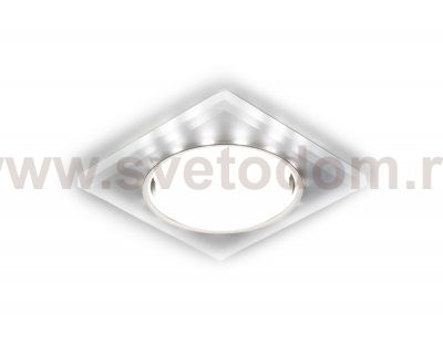 Светильник точечный Ambrella G215 CH/WH хром/матовый GX53+3W(LED WHITE) GX53 SPOT