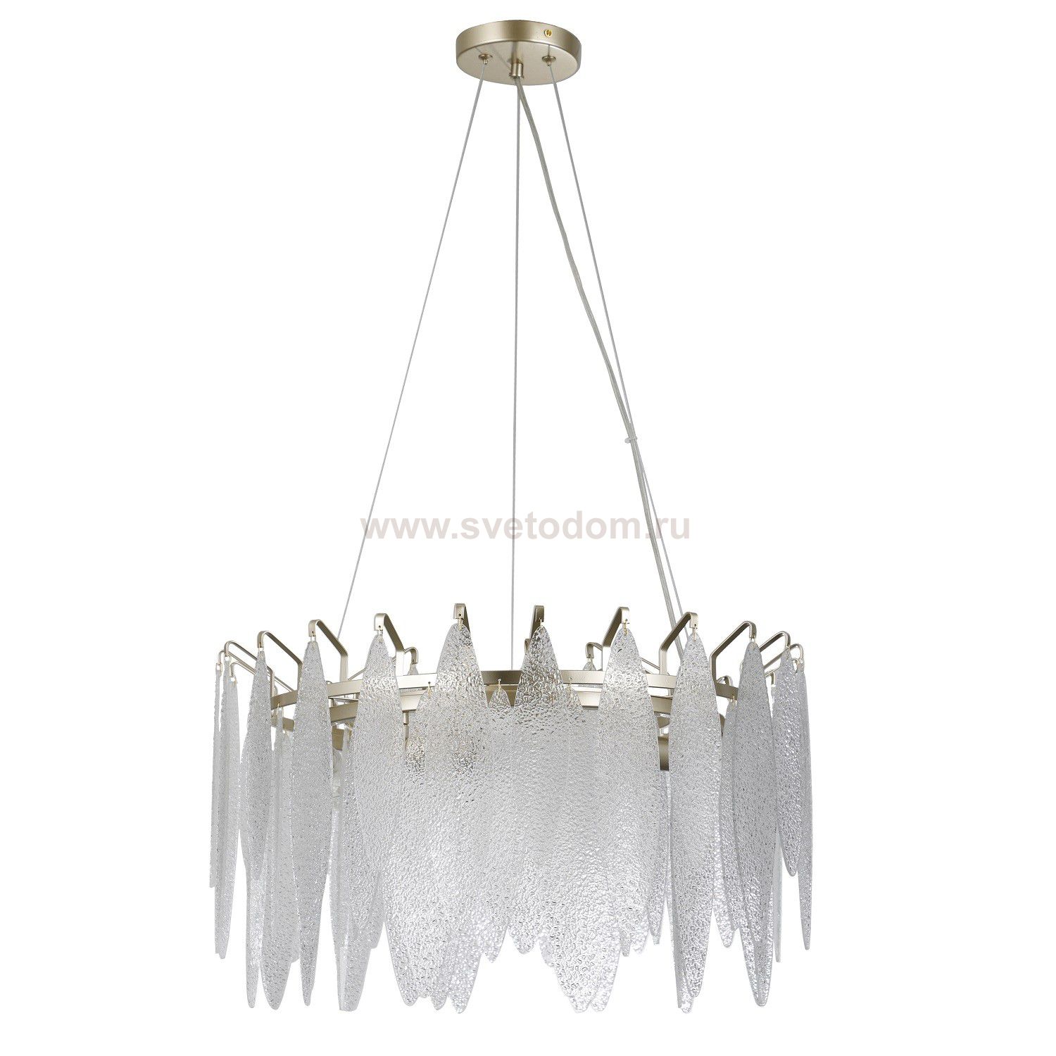 Люстра хрустальная G22027/6CPGD+WT Gerhort