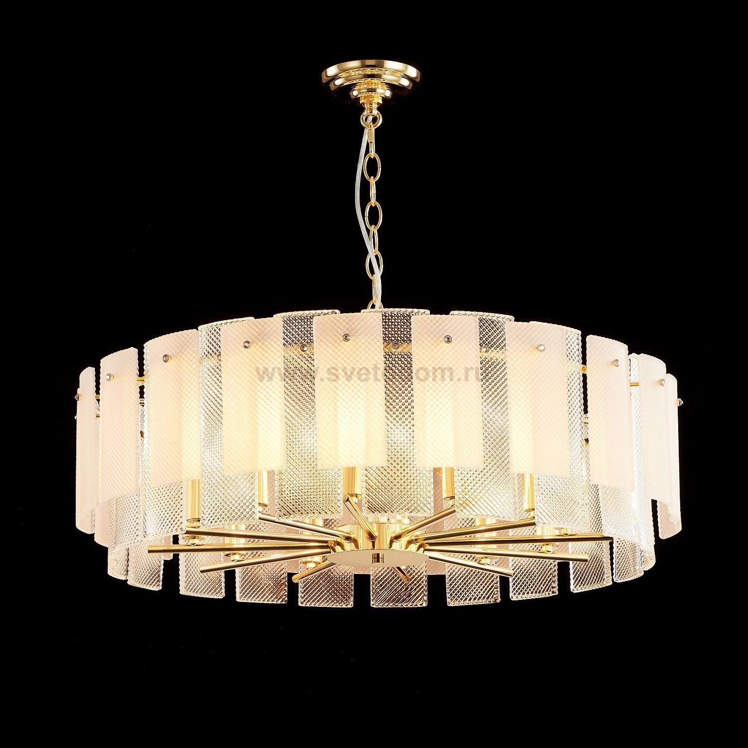 Люстра хрустальная G22041/12GD+CL+WT Gerhort