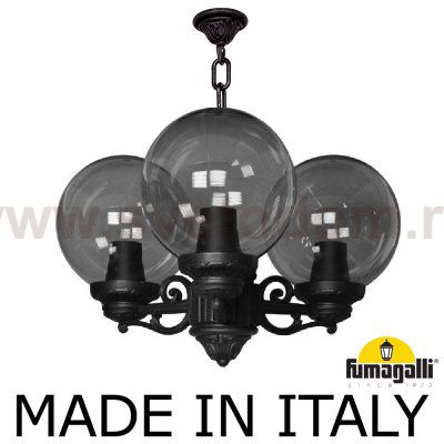 Подвесной уличный светильник FUMAGALLI SICHEM/G250 3L. G25.120.S30.AZE27