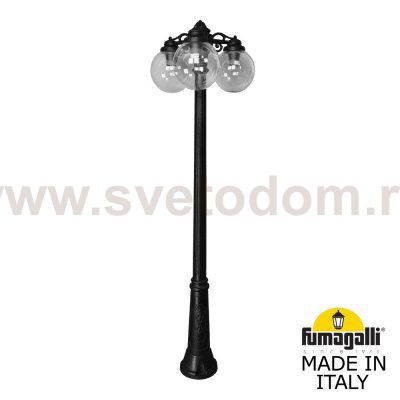 Садово-парковый фонарь FUMAGALLI RICU BISSO/G250 3L DN G25.157.S30.AXE27DN