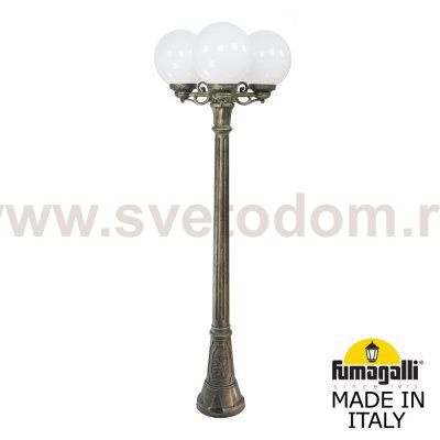 Садово-парковый фонарь FUMAGALLI ARTU BISSO/G250 3L G25.158.S30.BYE27