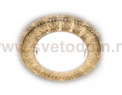 Светильник точечный Ambrella G301 CL/WW хром/прозрачный GX53+3W(LED WARM) GX53 SPOT