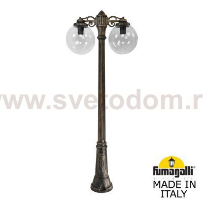 Садово-парковый фонарь FUMAGALLI GIG BISSO/G300 2L DN G30.156.S20.BXE27DN