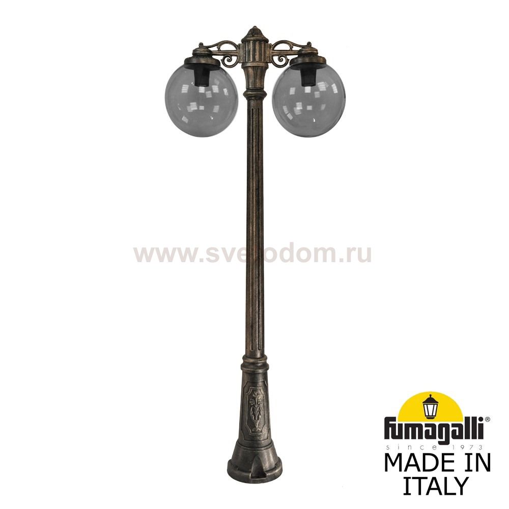 Садово-парковый фонарь FUMAGALLI GIG BISSO/G300 2L DN G30.156.S20.BZE27DN